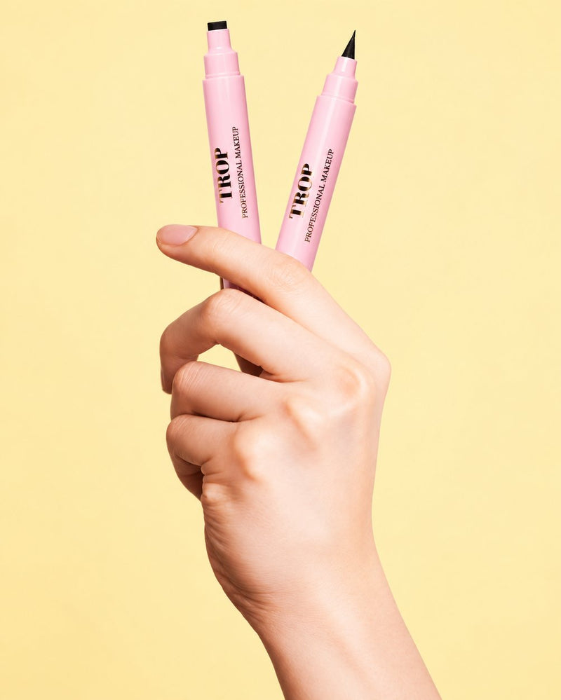 Trop™ Winged Eyeliner Stamp / 2 Sizes - Intense Black