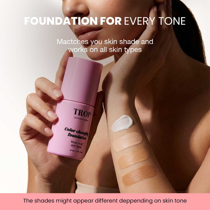 Trop™ Clean Color-Changing Foundation ( 30ML - Includes SPF 50+  )