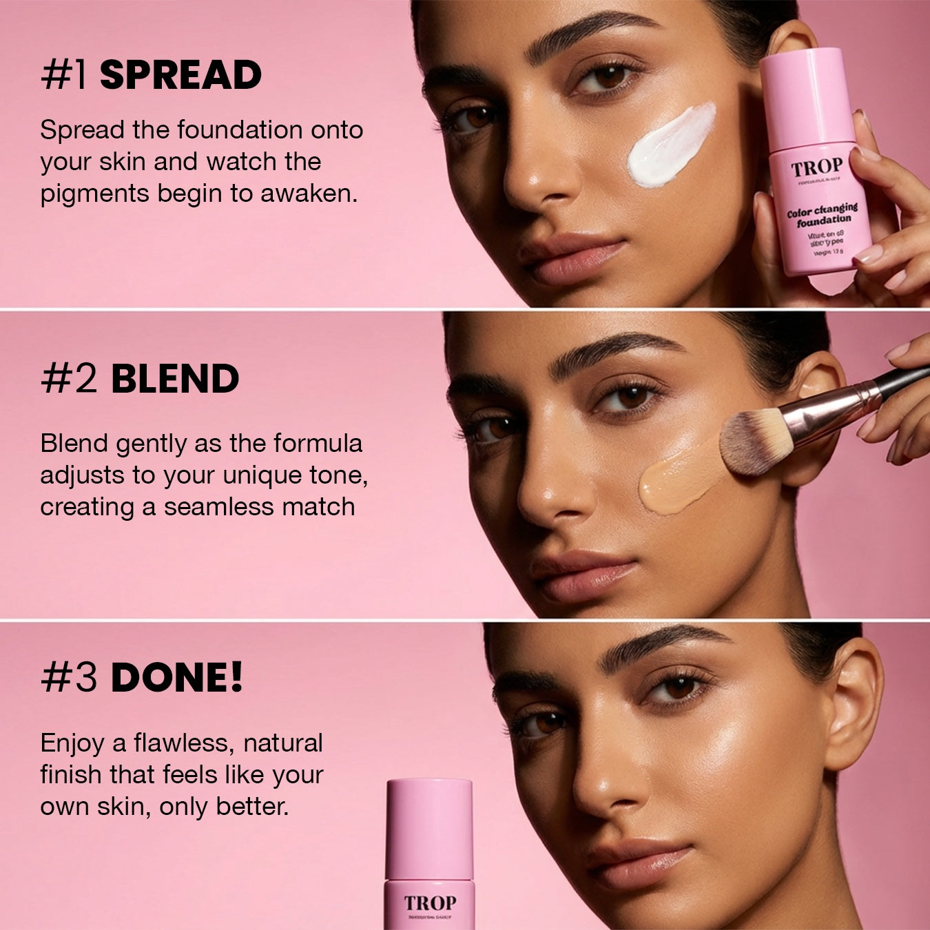 [NEW] Trop™ Clean Color-Changing Foundation ( Includes SPF 50+ )