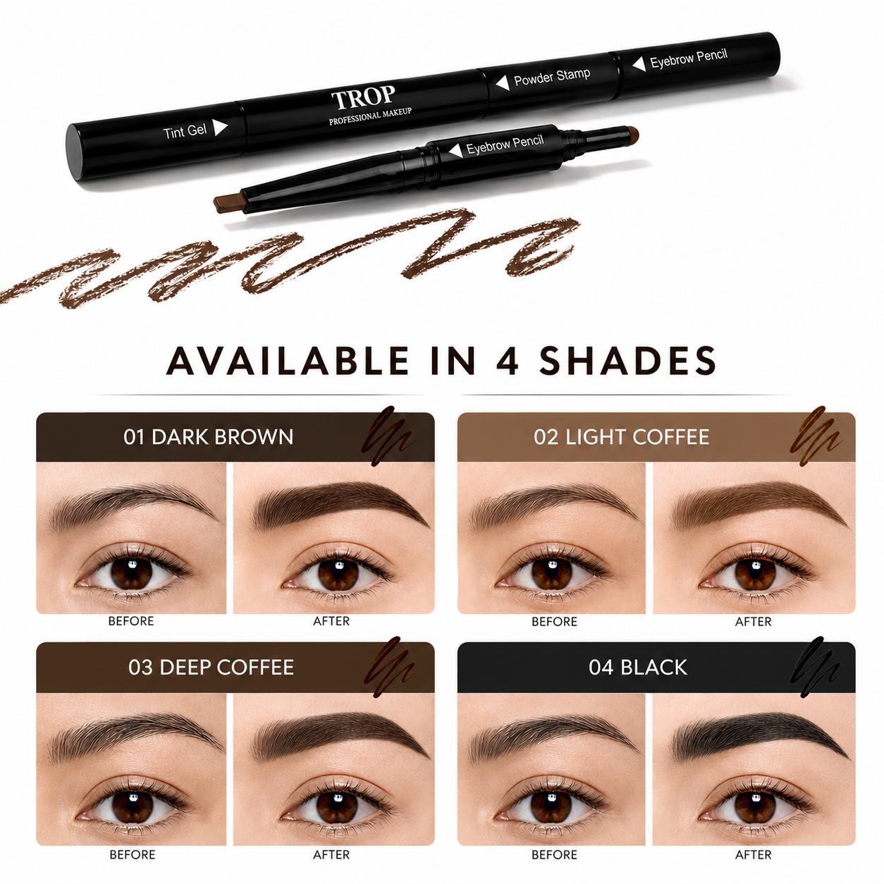 [NEW] Trop™ 3 in 1 Eyebrow Filler
