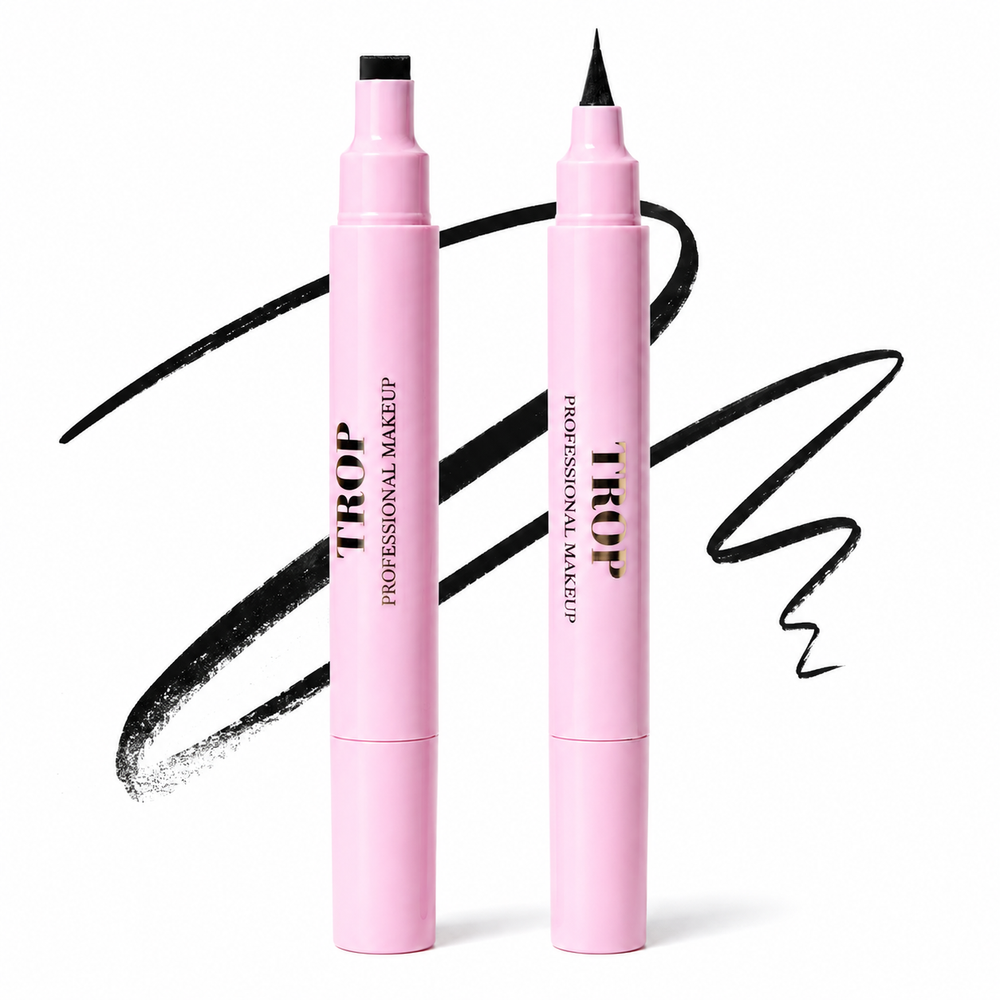 [Best-Seller] Trop™ Winged Eyeliner Stamp / 2 Sizes - Intense Black