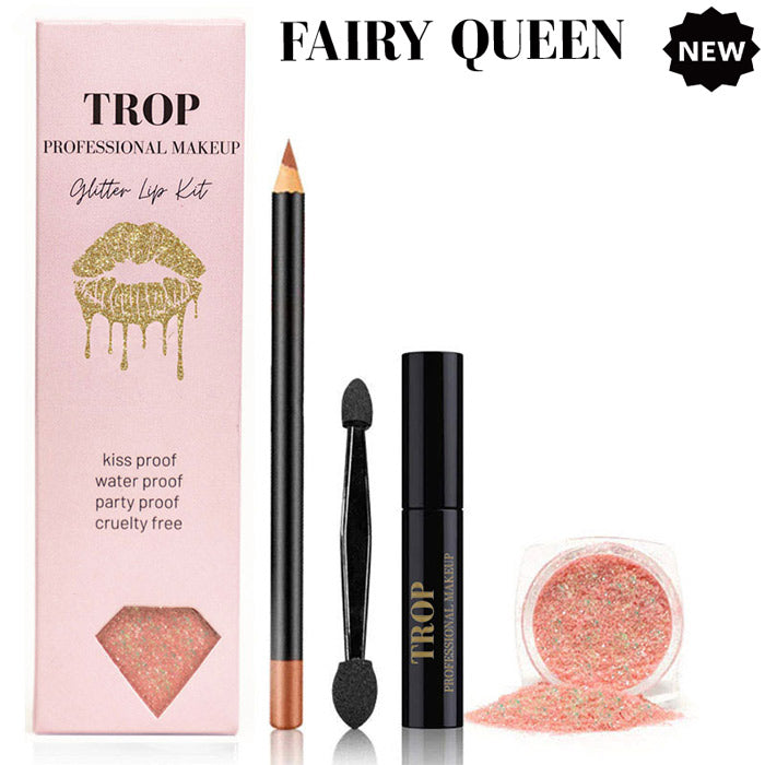 So Fairy Glitter Lip Kit - Smudge & Kiss Proof - Stay Golden Cosmetics