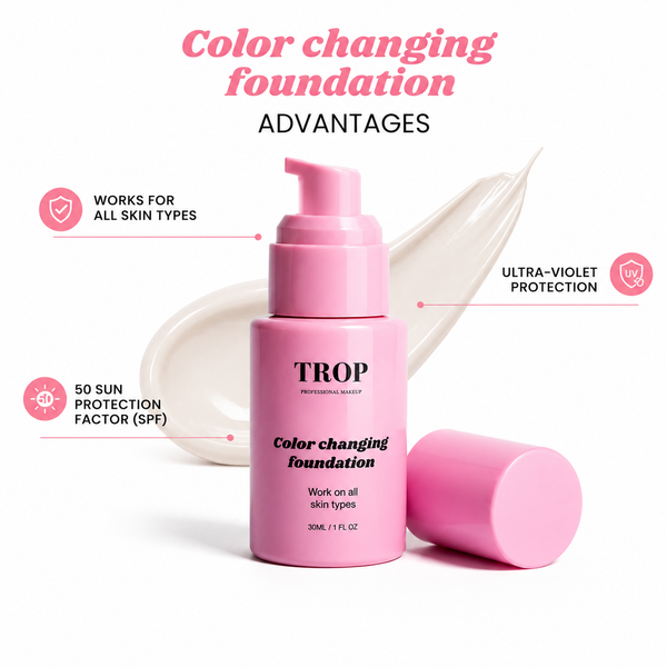 Trop™ Clean Color-Changing Foundation ( 30ML - Includes SPF 50+  )