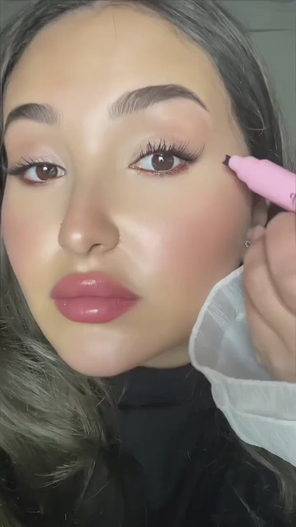 Creator video: Trop™ Winged Eyeliner Stamp - 2 Sizes - Intense Black