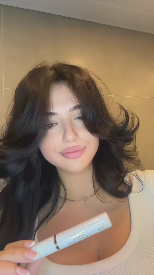 Creator applying and peeling the Trop Lip Stain Masque, video 4