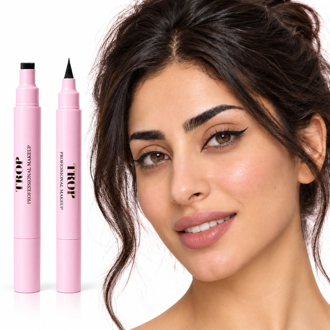Trop™ Winged Eyeliner Stamp / 2 Sizes - Intense Black after