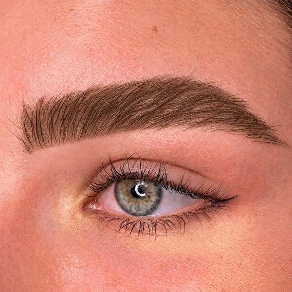 Shade: 03 Deep Coffee | Trop Brow, Done. 3-in-1 Eyebrow Filler, Deep Coffee, on the brow